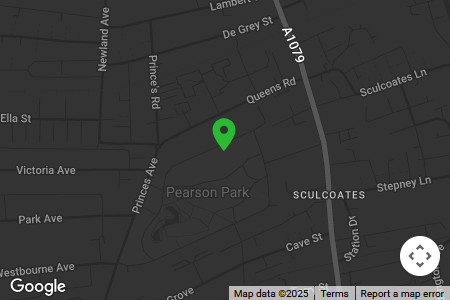 Map of Pearson Park, Hull, in Google Maps